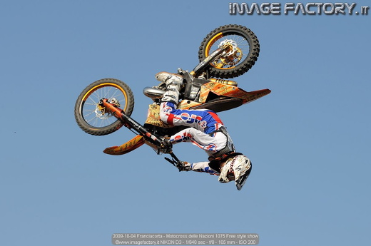 2009-10-04 Franciacorta - Motocross delle Nazioni 1075 Free style show